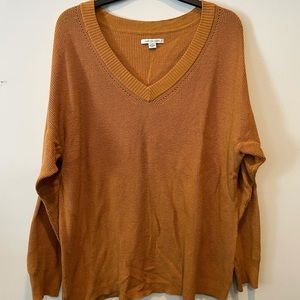 American Eagle Knit Sweater - Large, Orange rust